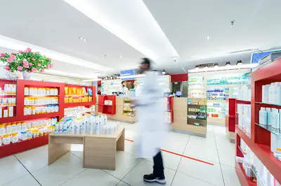 Hauptbahnhof Apotheke Wandelhalle